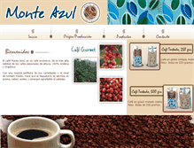 Tablet Screenshot of monteazul.cl